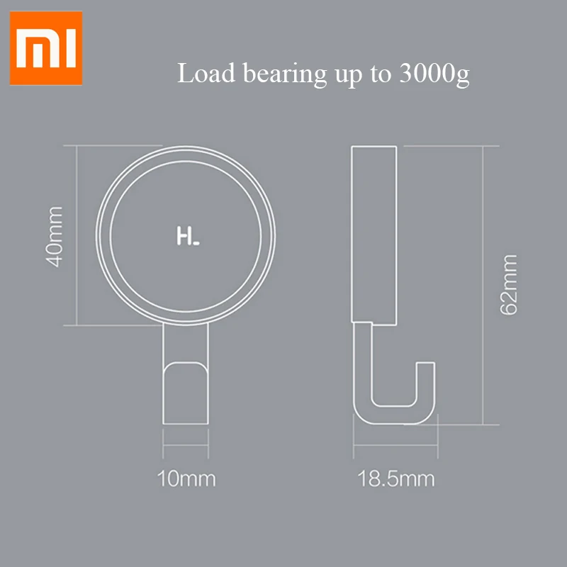 6 шт./лот Xiaomi Mijia счастливой жизни небольшой крюк HL повышенной клейкости выдержать 3 кг вес для кухня спальня ванная комната