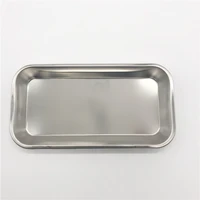 dental stainless steel medical instruments bending tray disinfection plate for dental lab supplies