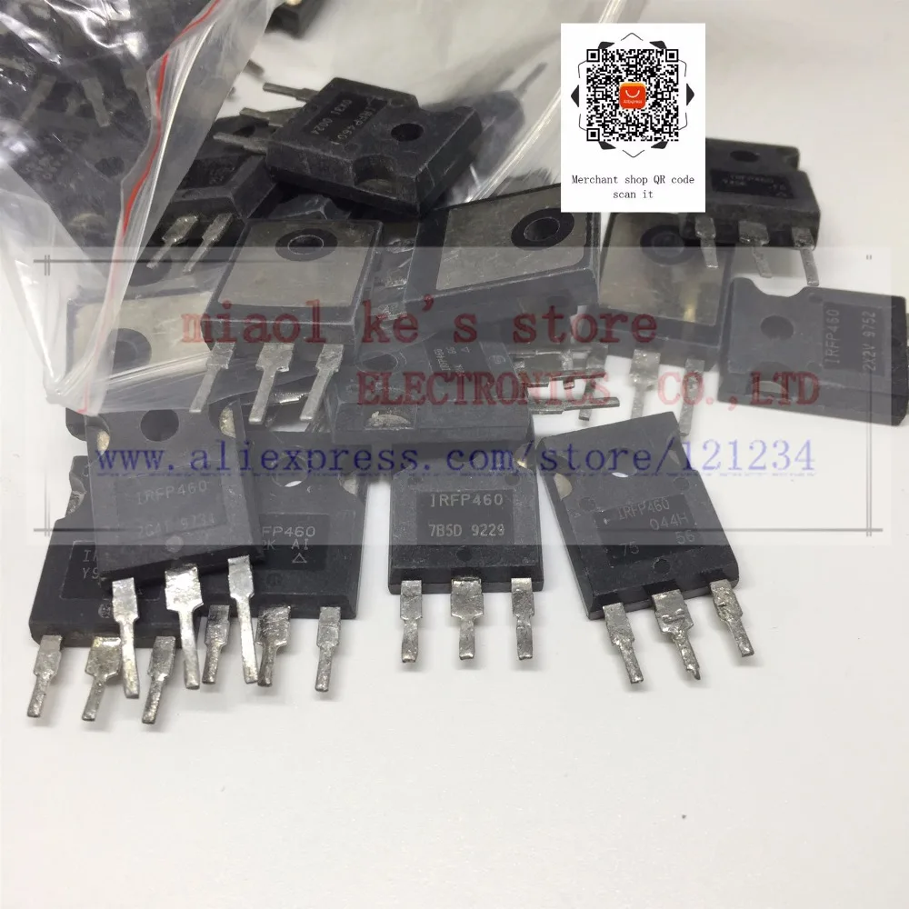 [50 шт/1 лот] IRFP460 IRFP460N IRFP460NPBF [Товары Б/у]-МОП-транзистор с сквозным отверстием N-CH(2068) 500V 20A 280W TO-247-3(TO-247AC
