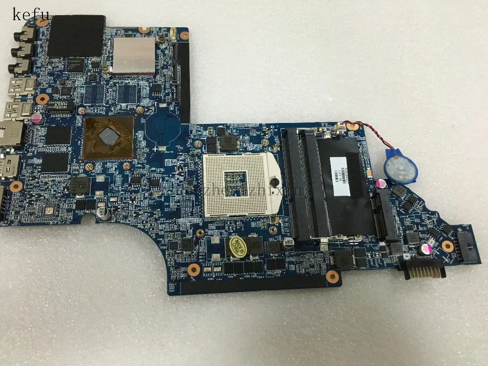 KEFU для HP DV7 DV7-6000 материнская плата ноутбука 659094-001 DDR3 PGA989 с графикой 1GB тест хороший