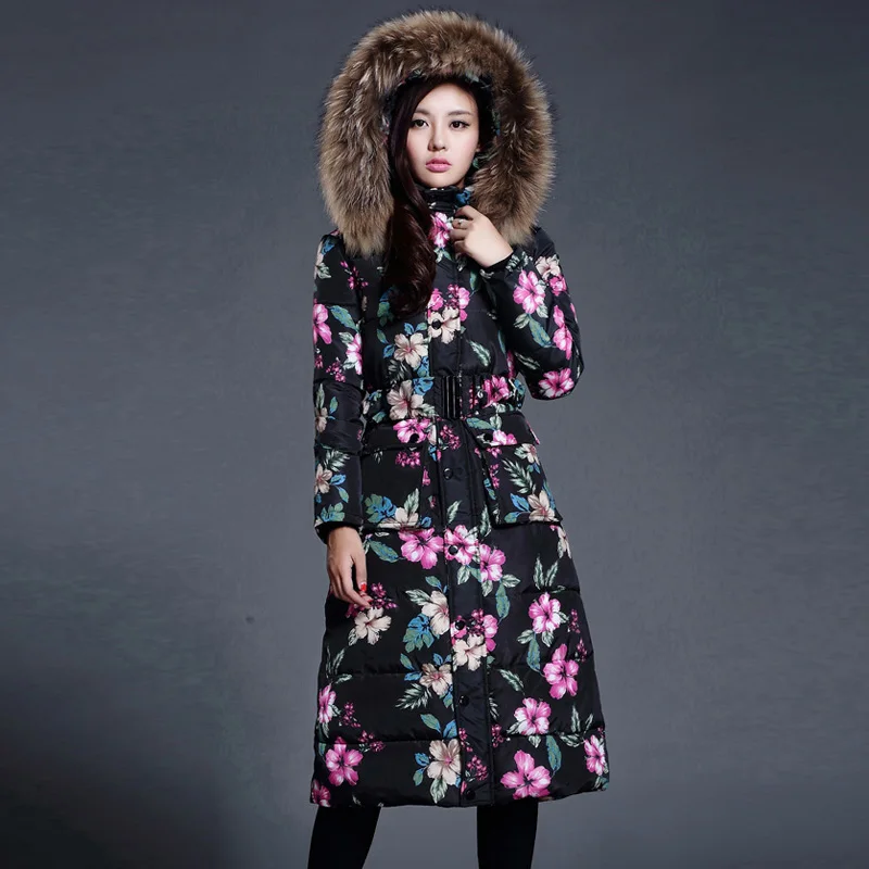 TANGNEST/L 3XL Для женщин Зима длинное пальто куртка Тонкий женские теплые парки с