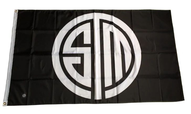 Бесплатная доставка TSM Флаг Новый 90x150 см Team Solo MID 100% полиэстер | Дом и сад