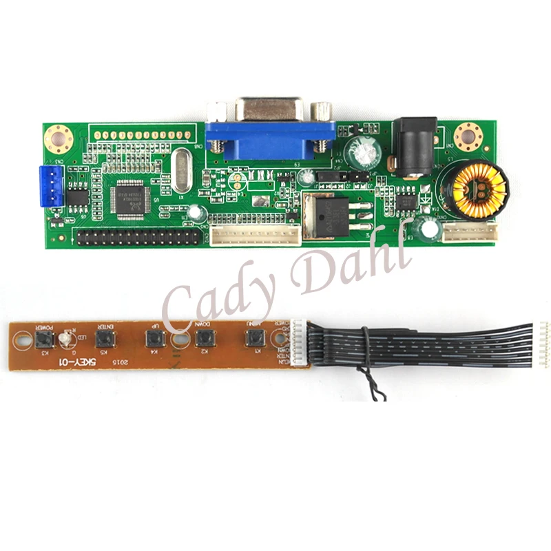 Драйвер для контроллера VGA LVDS плата с 30 контактами модуль сделай сам Raspberry PI 3 7-24