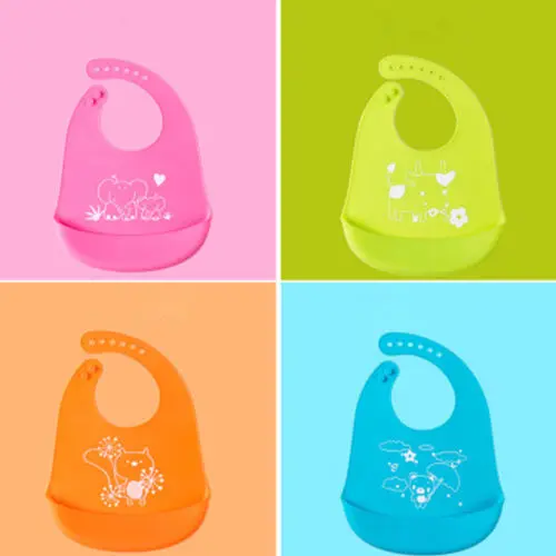 Симпатичные удобные детские нагрудники Кормление слюны Водонепроницаемый