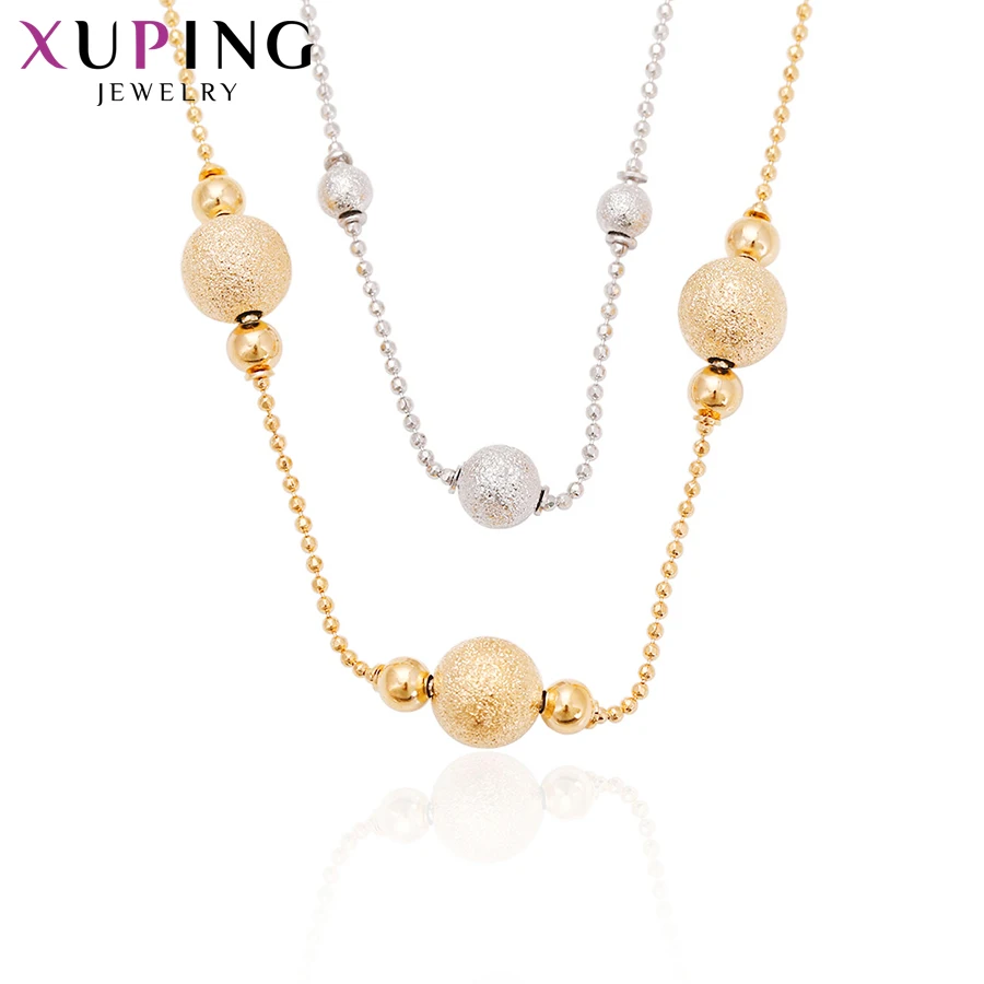 Xuping Fashion Elegant Necklace Lovely Long High Quality Hot Sell Chain Jewelry Halloween Gifts 41807 | Украшения и аксессуары