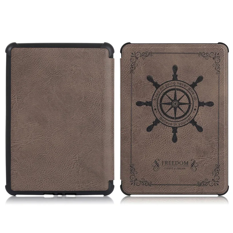 HD Dark Grey Чехол для Amazon Kindle Paperwhite выпуск " читалка TPU+ чехол из искусственной кожи чехол для Kindle Paperwhite 4 10-го поколения - Цвет: HD Dark Grey