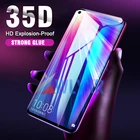 Защитное стекло 35D для Huawei Honor 20 10 Lite 8X 8A 8S Nova 5i 5Pro 4E 4i 3E