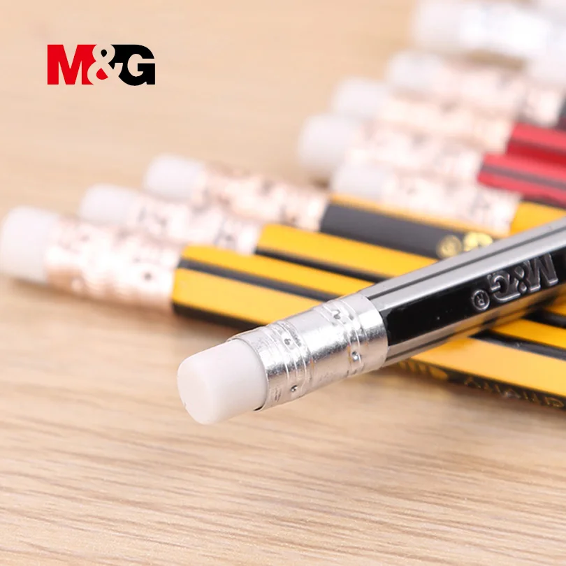 Карандаши M &amp G HB из необработанной древесины стандартные для рисования одежды
