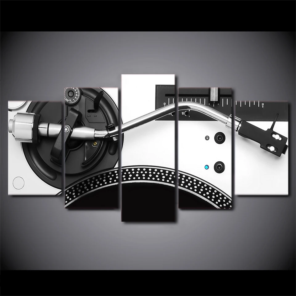 

HD Printed 5 Piece Canvas Art Music Player Painting Modular Poster Wall Pictures for Living Room Modern Free Shipping CU-2324A