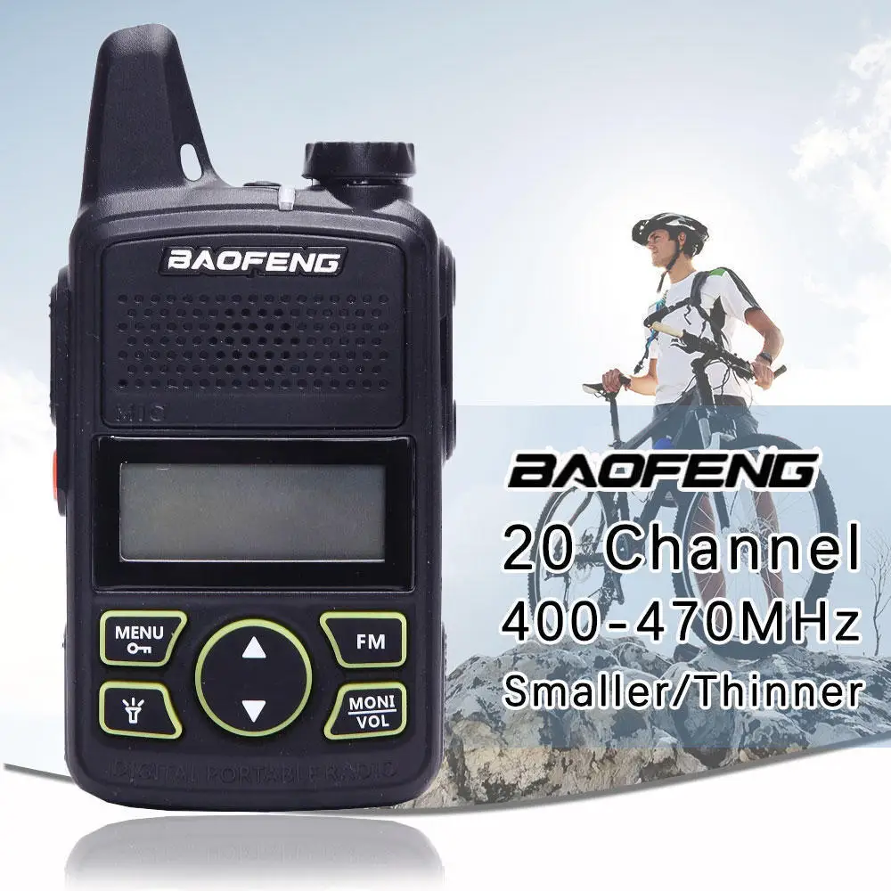 4 шт./лот,, BAOFENG, BF-T1, мини, детская рация, UHF, портативная, двухстороннее радио, Ham T1, портативная рация, USB, HF трансивер