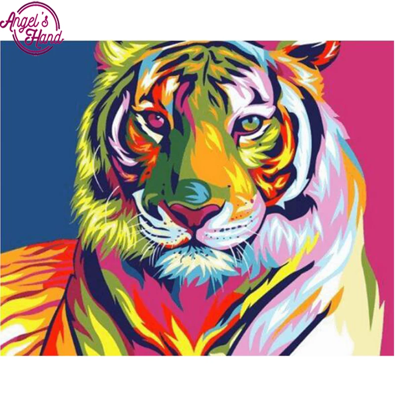 Набор для алмазной вышивки сделай сам живопись из серий животных игольчатая