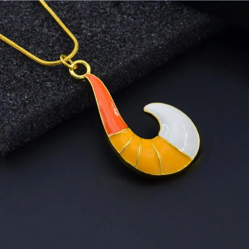 

FENGLI Vintage Fox Tail Pendant Necklace Women Romantic Dripping Oil Necklaces&Pendants Statement Necklace Jewelry bijoux femme