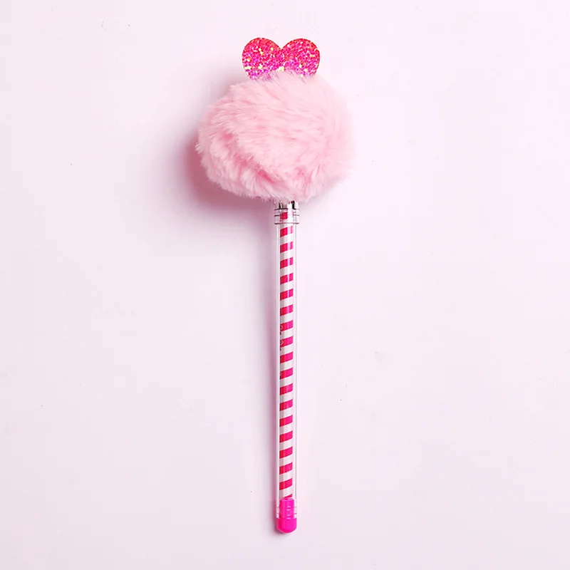 

Kawaii Pens Ball Point Pen Fairy Plush Ball Pen Personality Princess Gift Office School Supplies
