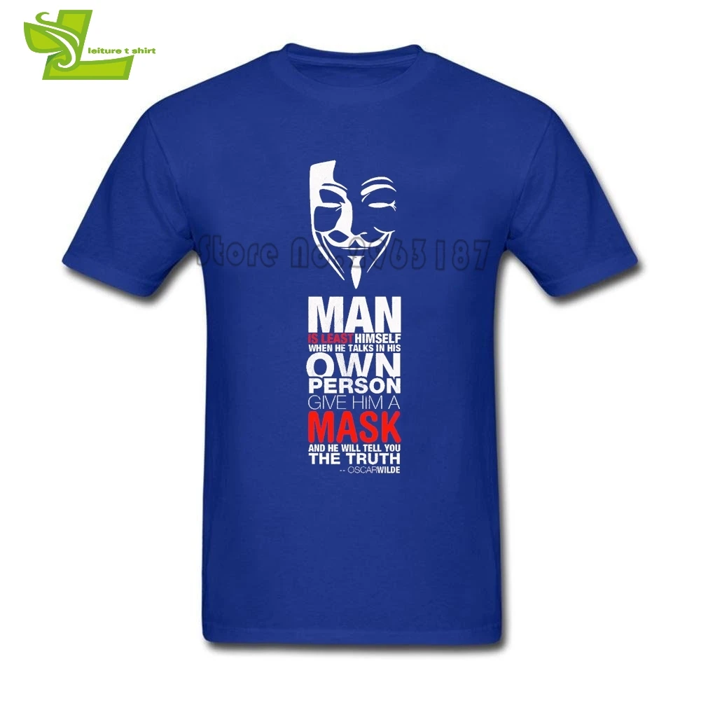 V для Vendetta Мужская футболка популярная летняя Удобная мужские футболки папа с