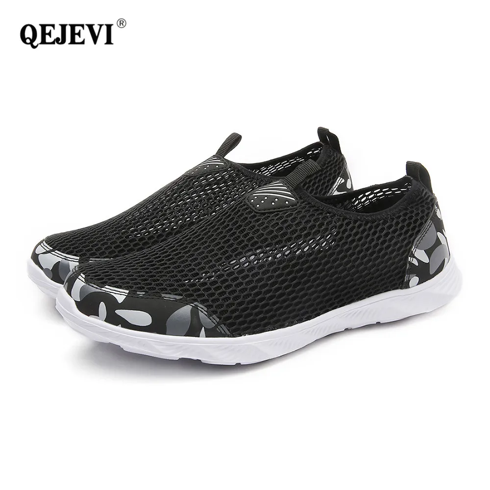 QEJEVI Men Sneakers Hiking Rivers Beach Swimming Shoes Barefoot Water Shoe Upstream Sports Sea Men's Low Sneaker | Спорт и