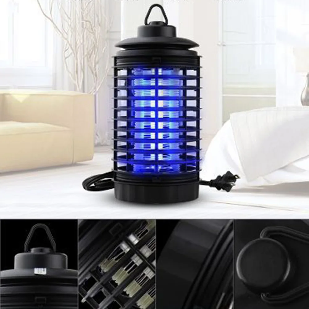 Экономичный Электрический комнатный насекомый убийца комаров лампа синий