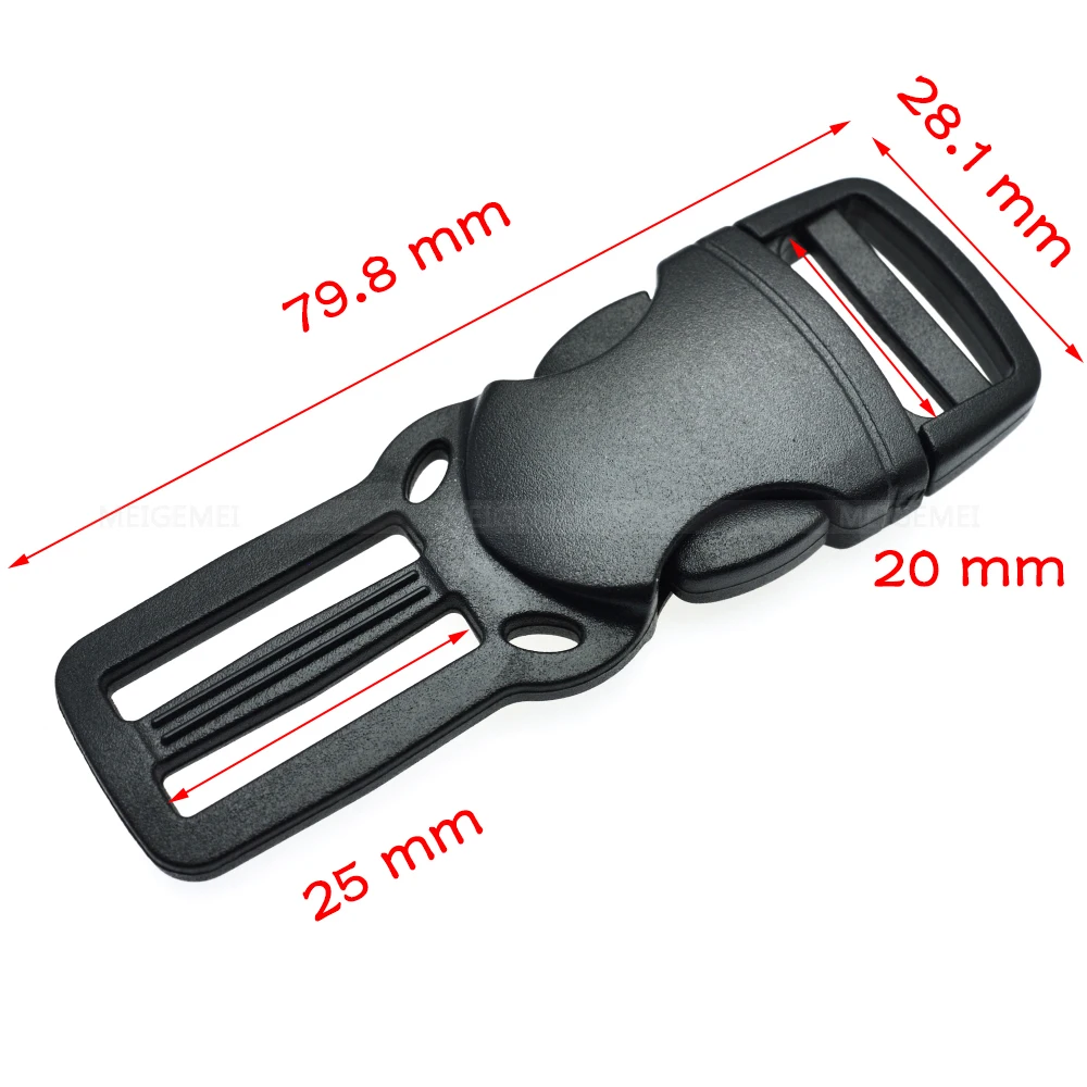 1 шт. лямка 20 мм x 25 мм Боковая Пряжка для уличных спортивных сумок студенческие сумки дорожные сумки Рюкзаки ремни