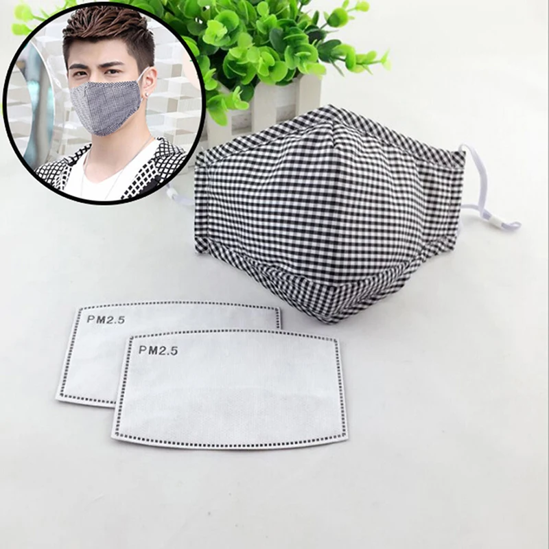 1 шт. многоразовая маска с активированным углем для лица Пылезащитная фильтр