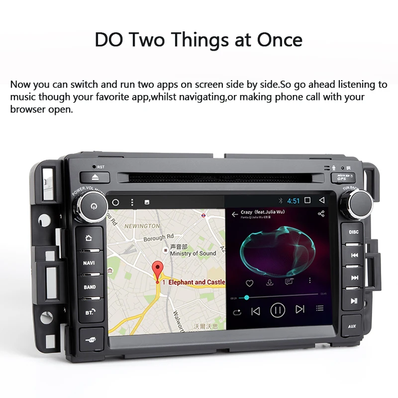 4 ядра Android 8 1 DVD мультимедиа плеер для Chevrolet Tahoe Traverse BUICK Enclave GMC HUMMER gps Canbus BT Радио