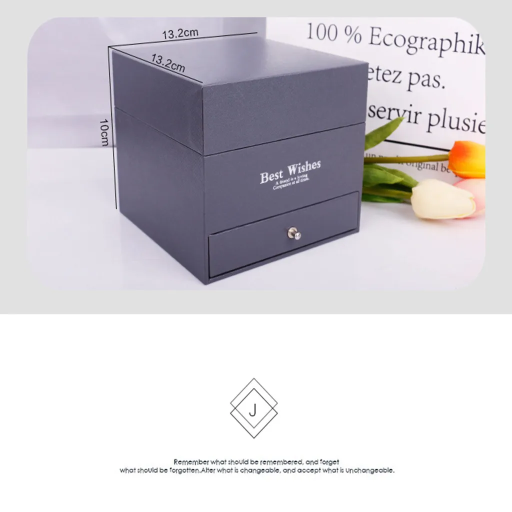 Новинка 2019 мыло с цветами розы Подарочная коробка для хранения ювелирных изделий