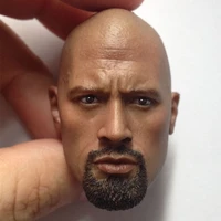 16 scale fast bald head dwayne johnson muscular man wittmann head sculpt headplay for 12 action figure body