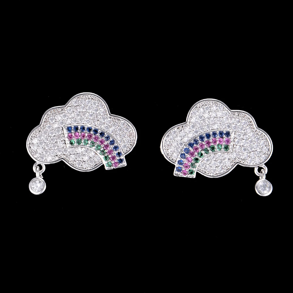 Женские серьги с кубическим цирконием SISCATHY 18*17 мм | Украшения и аксессуары