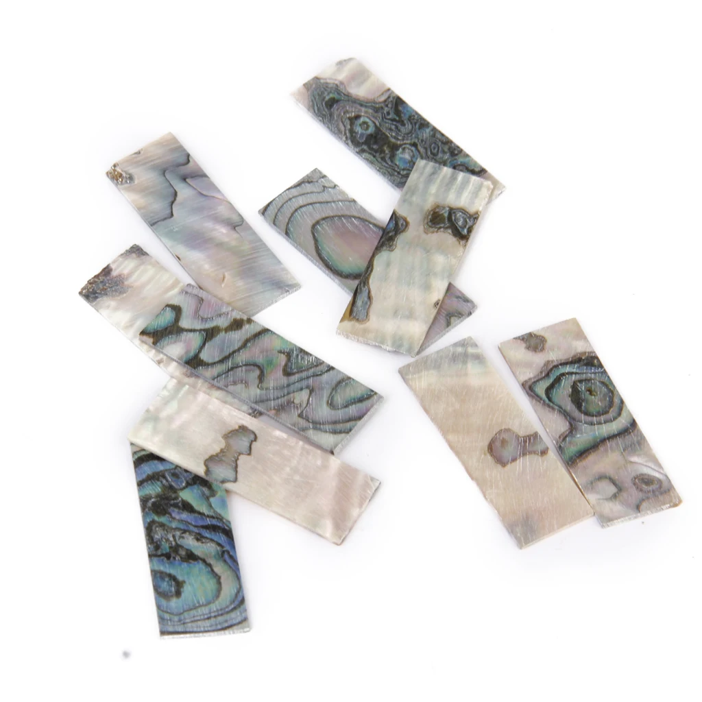 10 шт. материал инкрустация цветная оболочка плоская прямоугольная пустая 36x12x1 0