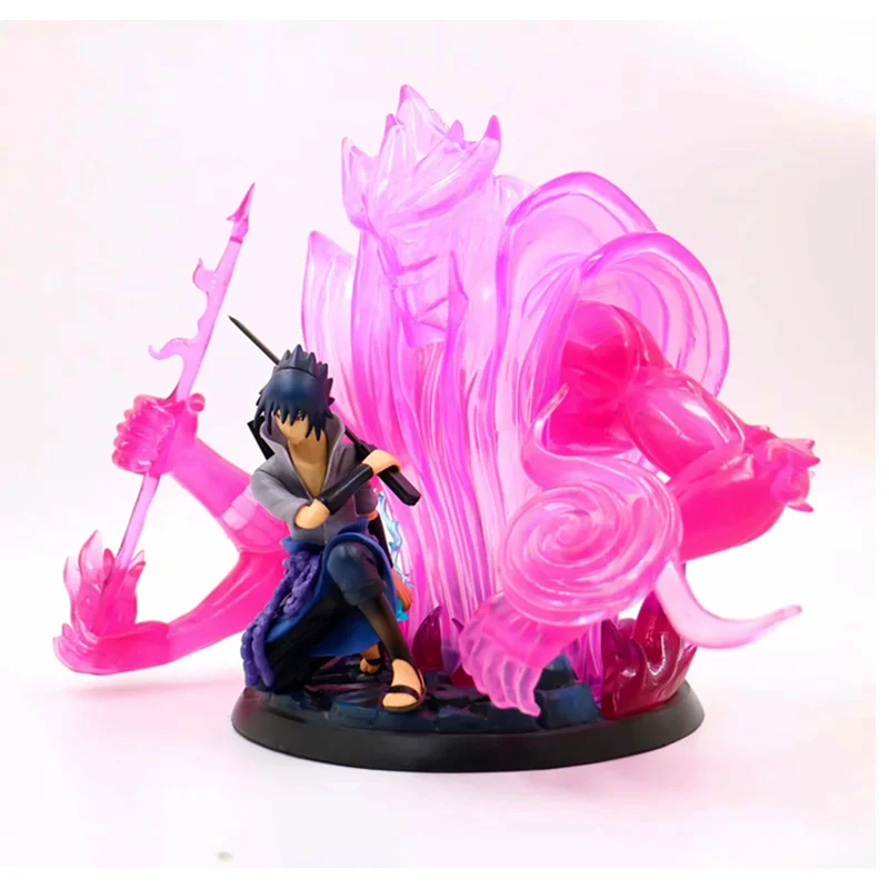 30 см Naruto Uchiha Sasuke Susanoo tempetuous God of Valour фигурка куклы игрушки ПВХ Коллекционная модель