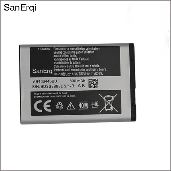 Аккумулятор для Samsung X520 F258 E878 S139 M628 E1200M E1228 AB043446BE AB463446BU 800 мАч 10 шт.|Аккумуляторы