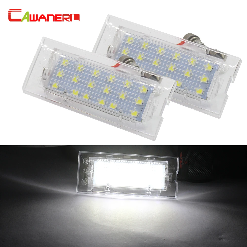 Cawanerl для BMW X5 E53 X3 E83 BJ 2 штуки автомобильный Стайлинг 18 SMD СВЕТОДИОДНЫЙ Canbus номерной