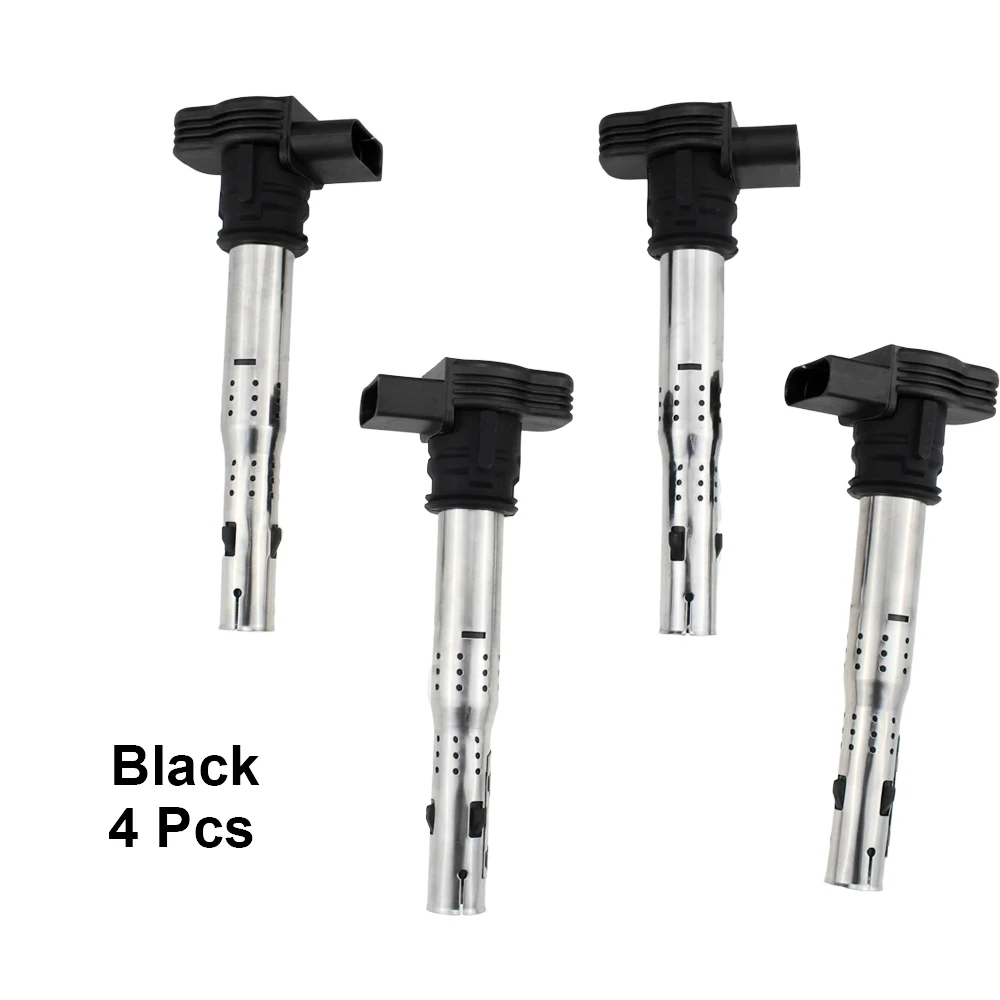 4 шт./компл. катушки зажигания для VW Audi Jetta Golf Passat Tiguan CC A3/4/5/6/7/8 t/t Q3/5 R8 06E905115D 06E905115 ABCDE 07K905715F - Цвет: 4 pcs