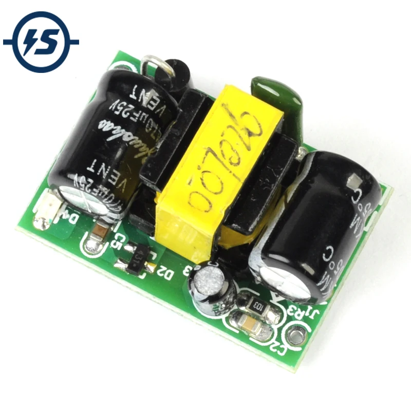 5 шт. AC/DC 12V 450mA AC DC Напряжение понижающий преобразователь модуль светодиодный