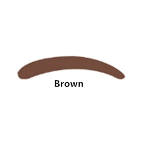 Brown 2 Прямая поставка, горячая Распродажа, 2 натуральные формы, штамп для бровей, штамп для бровей, пудра, паллетка, отделенный инструмент для макияжа для женщин и девочек - Цвет: Brown 2