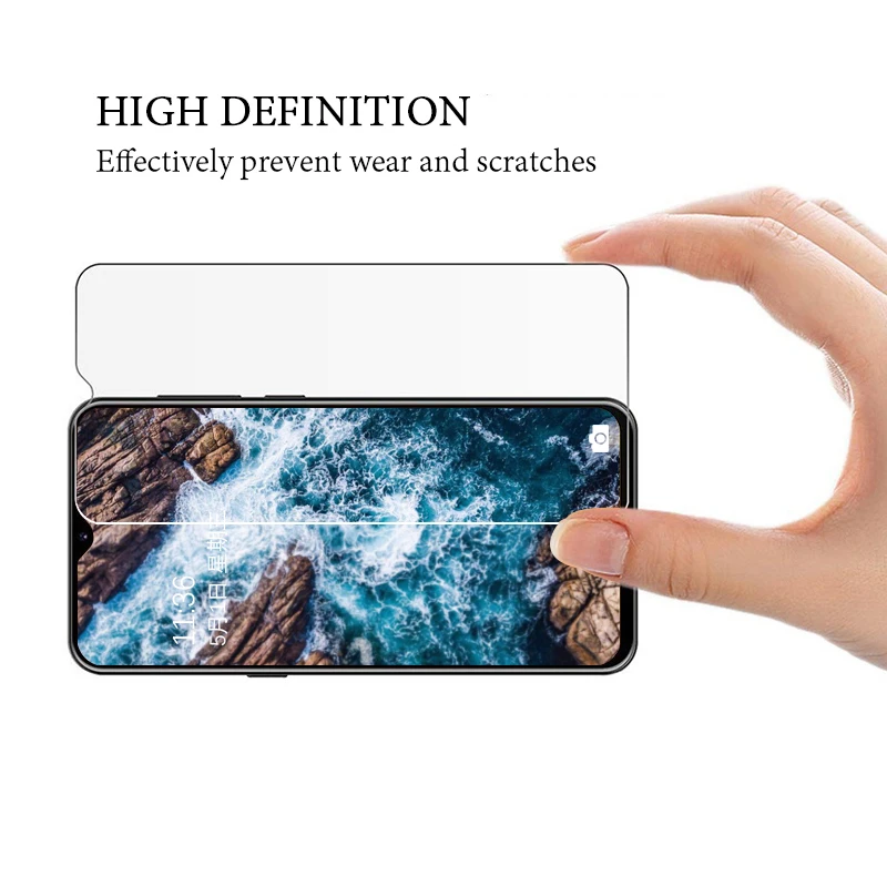 Wellzly 2.5D полный изогнутая Защитная пленка для экрана из стекла samsung GalaxyA30 A40 Galaxy A50