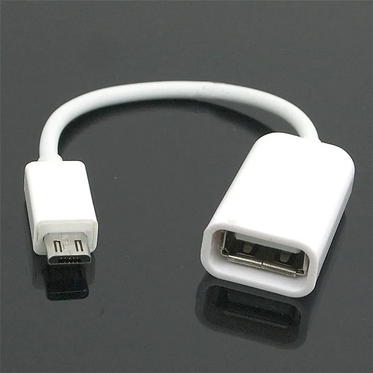 10 см Micro USB OTG кабель адаптер Черный Белый для Android sony samsung htc LG Tablet PC/MP3/MP4 смартфон Прямая поставка