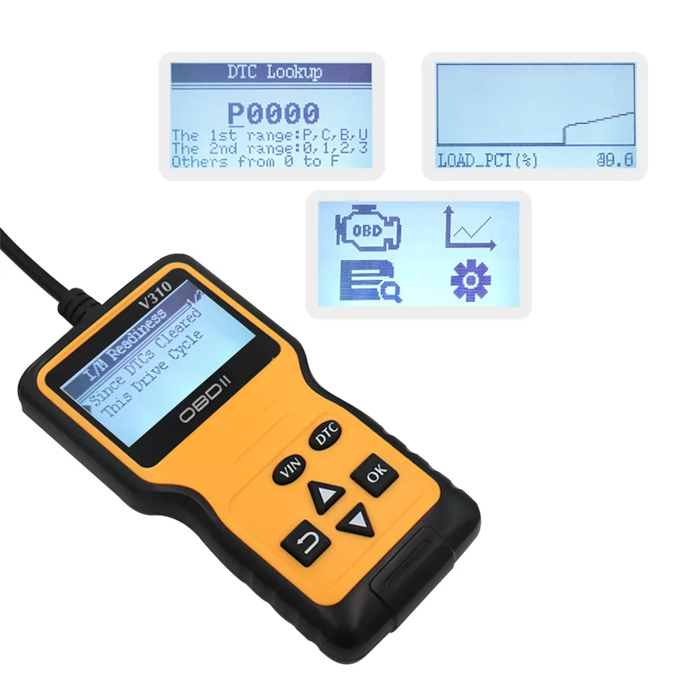 Диагностический инструмент AOSHIKE OBD протоколы OBDII умный сканер считыватель кодов