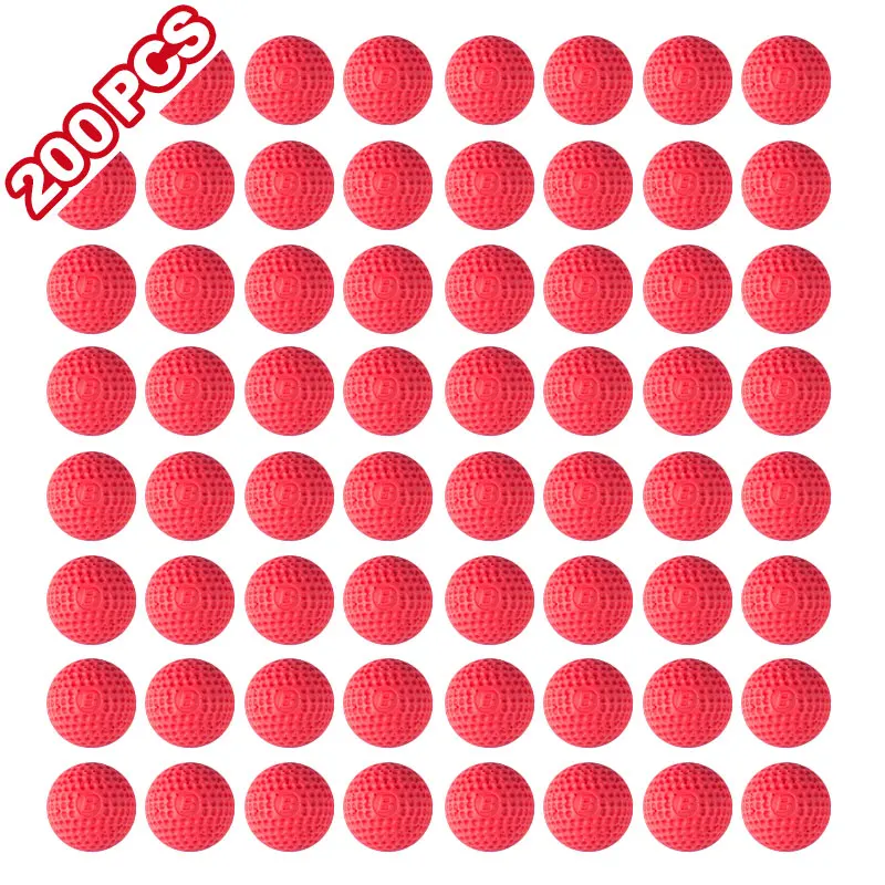 Red 200PCS 200 патронов для Nerf Rival заправка Rival игрушка дартс пистолет пули для Rival Nerf игрушка мячик для пистолета дротика для Nerf Rival Apollo Zeus пистолет - Цвет: Red 200PCS