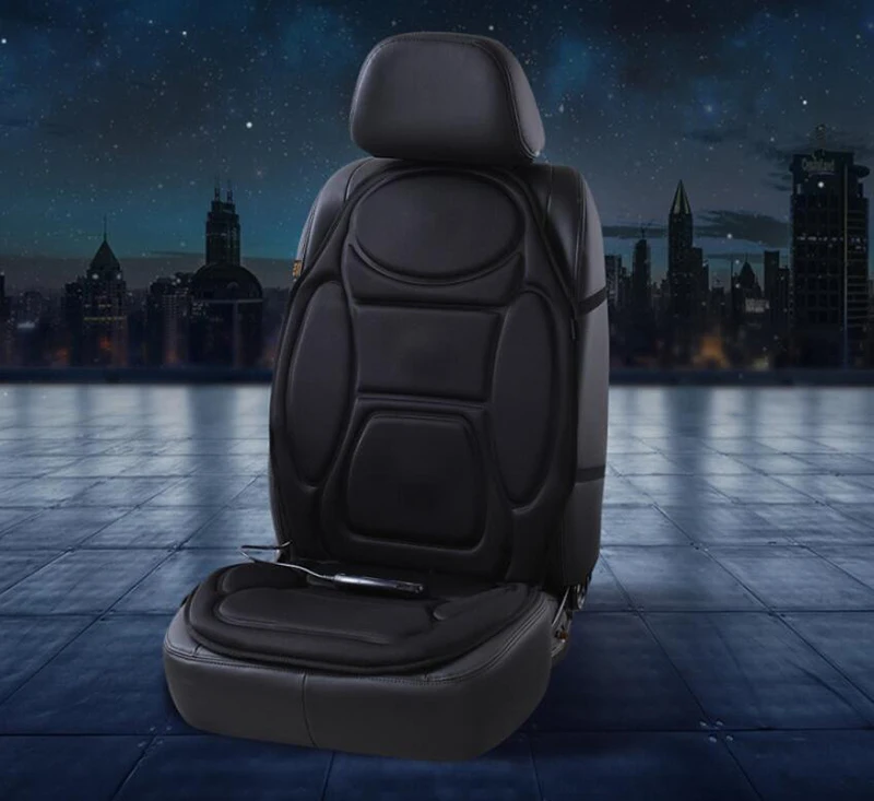Preço Alta Qualidade Massageador De Carro Aquecimento Almofada Do Assento De Carro Vibrador Massagem Almofada Lombar Volta Cadeira Almofada Do Corpo Massageador