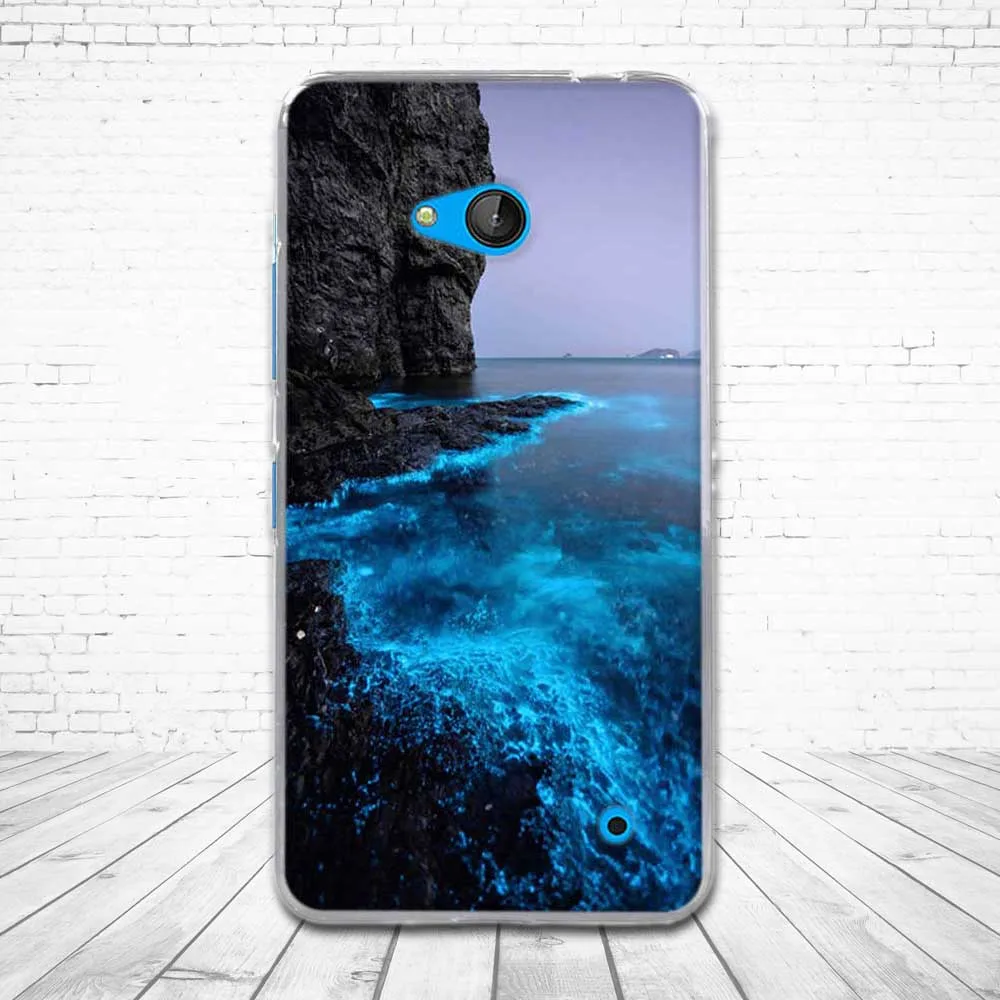 Роскошный чехол для Nokia Microsoft Lumia 640 Мягкая силиконовая задняя крышка из ТПУ Coque Funda
