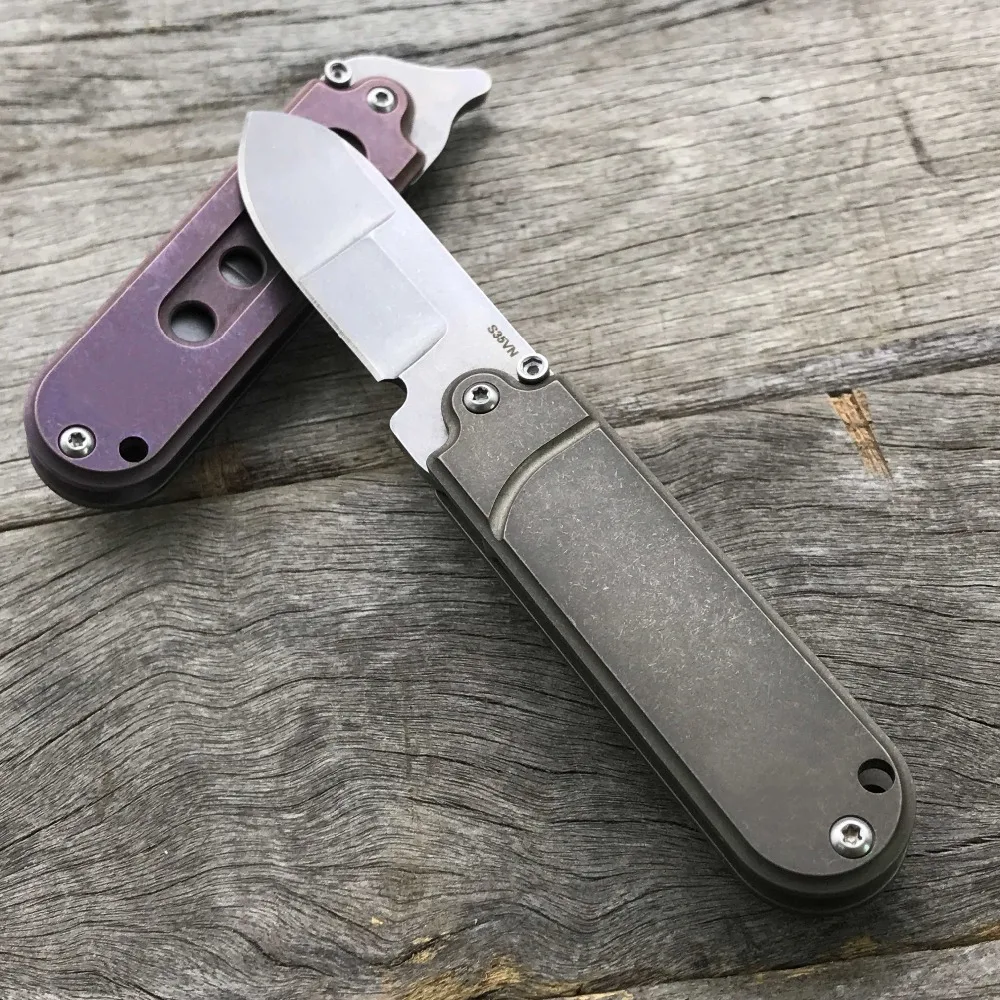 Складной нож LDT Bean Thorn Gen2 с титановой ручкой S35VN походные ножи для выживания