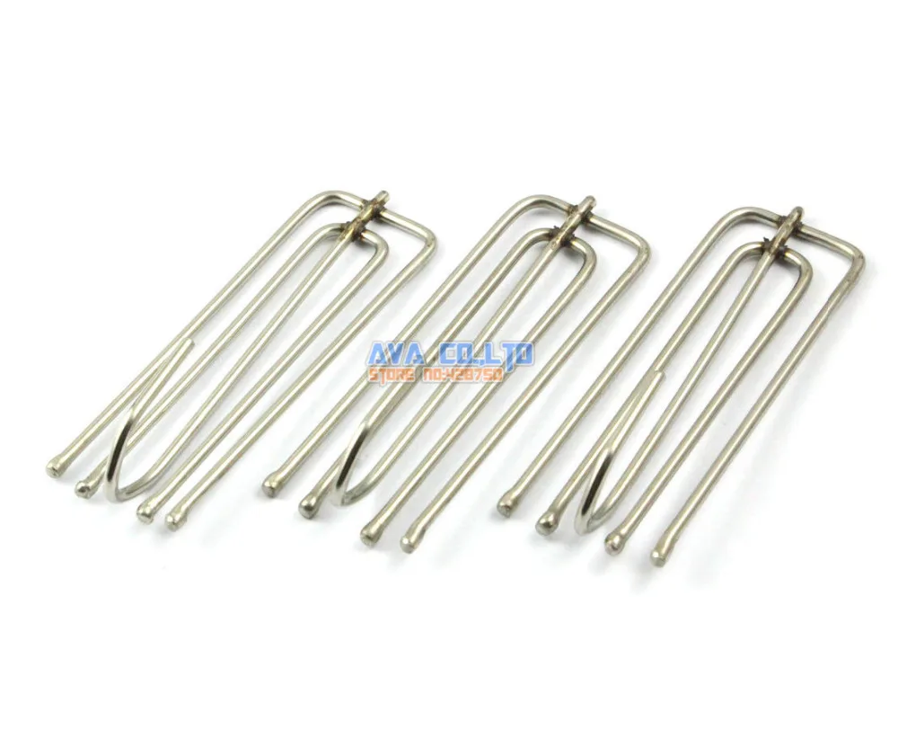 Штора из нержавеющей стали серебряного тона, 15 штук, штора с крючками 70x22mm