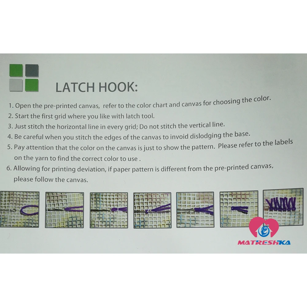 Изготовленный На Заказ набор крючков для рукоделия незавершенный ковер вязания