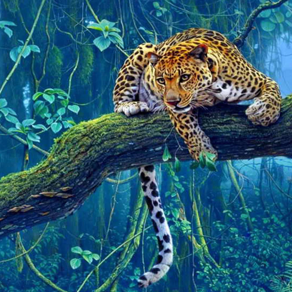 5D животное Jaguar полный дрель алмазная живопись Наборы 30*30 см домашнее искусство ремесленные украшения спальня гостиная Настенный декор живопись