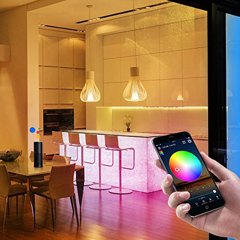 Wifi беспроводной светодиодный смарт-контроллер для Alexa Google Home Ifttt совместим