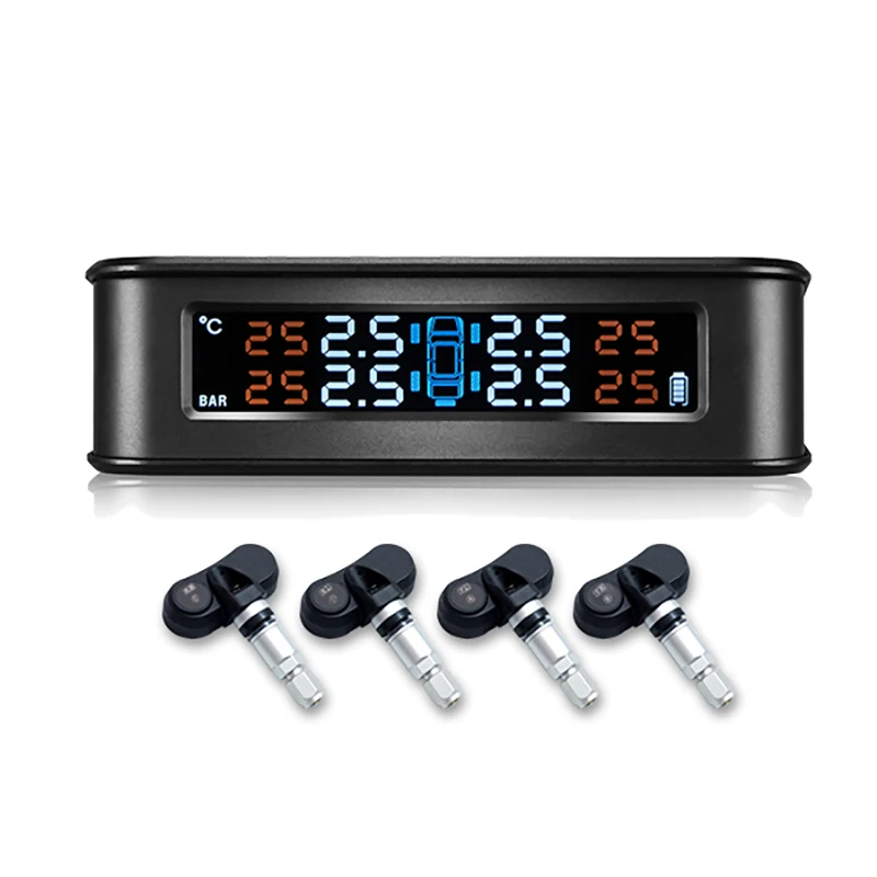 HESITE автомобильный TPMS внешний датчик давления в шинах Система мониторинга HD цифровой ЖК-дисплей беспроводной умный датчик давления в шинах