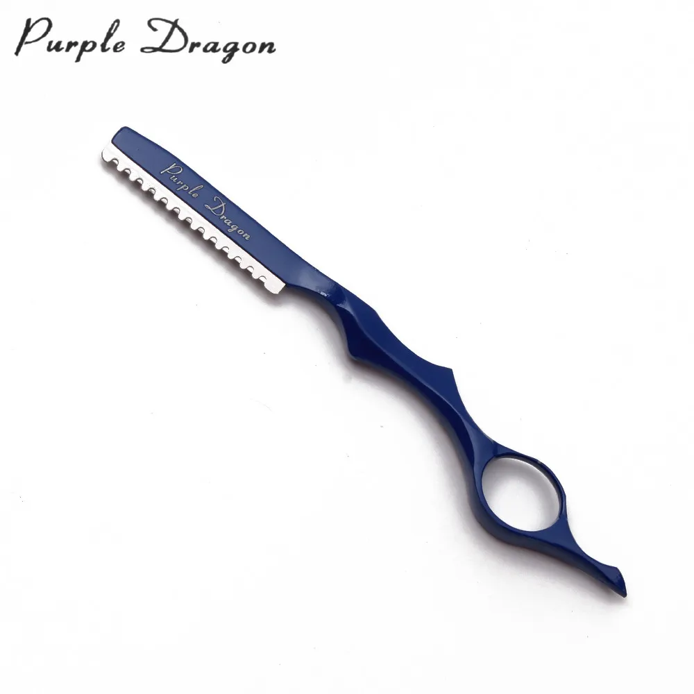 Профессиональные острые парикмахерские бритвы Purple Dragon 10 шт. нож для стрижки