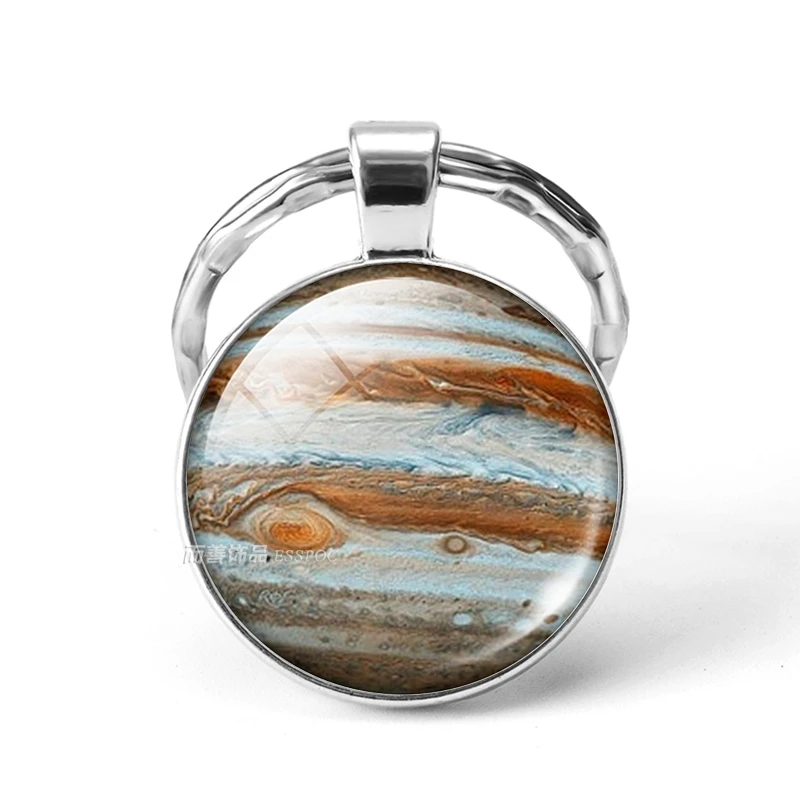 Брелок для ключей Universe Galaxy брелок Планета солнечная система Earth Moon Mars ювелирные