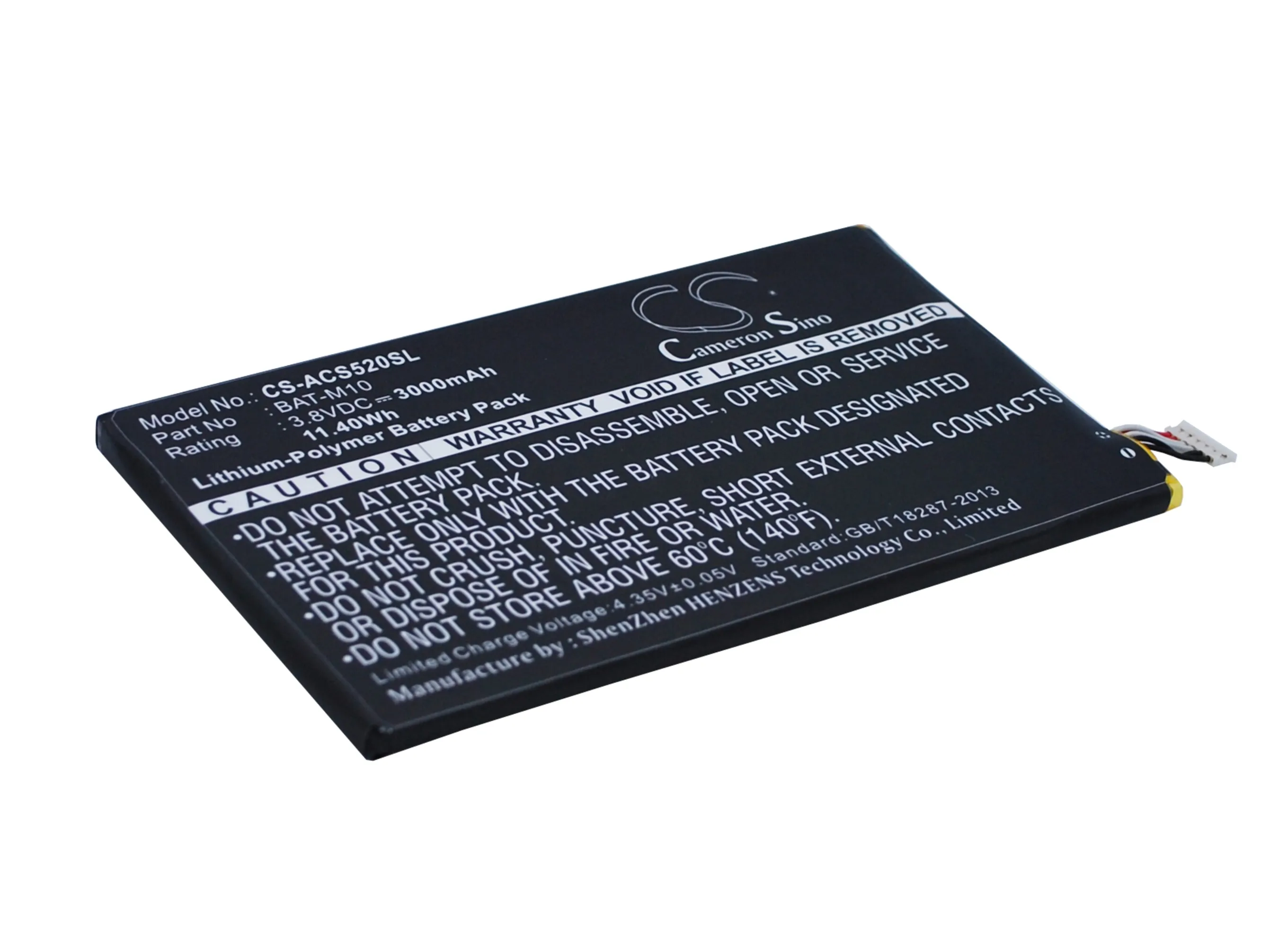 Высококачественный аккумулятор Cameron Sino 1CP415793L1 1S1P BAT M10 KT.0010S.007 для Acer Liquid Jade S2 S520
