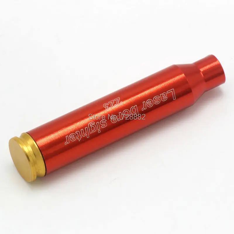 Охота кал. 223 REM Red Dot лазерный прицел Sighter картридж алюминиевый Boresighter Бесплатная
