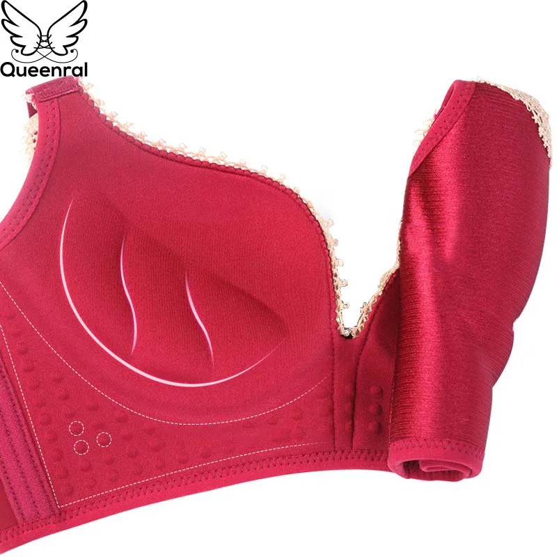Queenral Push Up бюстгальтеры для Для женщин нижнее белье сексуальный бюстгальтер ABC